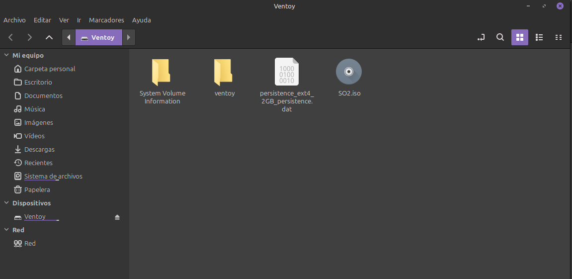Bloque de persistencia EXT4 movido a la raíz del USB junto a la ISO